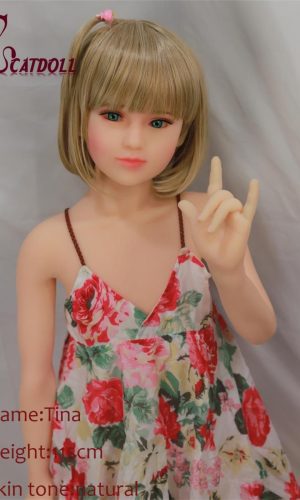 Мини-кукла UTDOLLS Tina TPE, 115 см, реалистичная