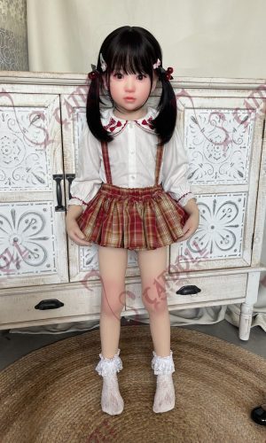 UTDOLLS Нанако 109 см реалистичная мини-кукла из термопластичного эластомера (мягкая силиконовая голова бледного тона)