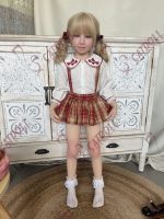 UTDOLLS Оксана 109 см реалистичная мини-кукла из термопластичного эластомера (мягкая силиконовая голова)